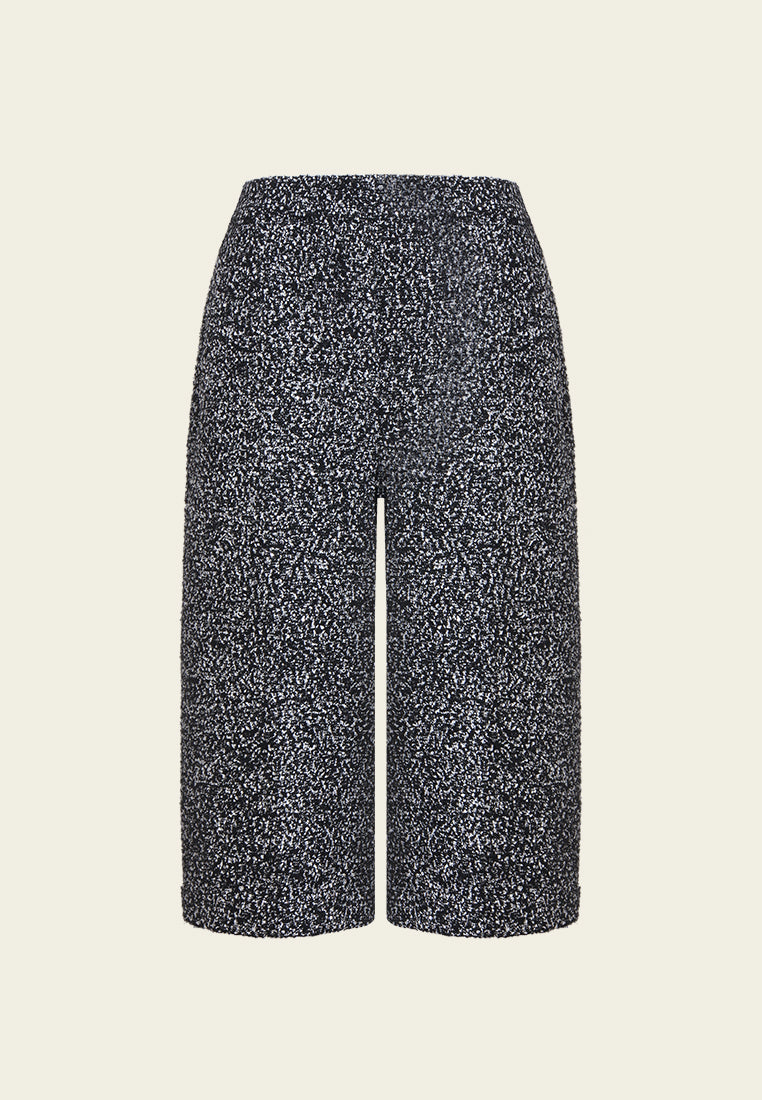 Speckle Knit Bermuda Shorts