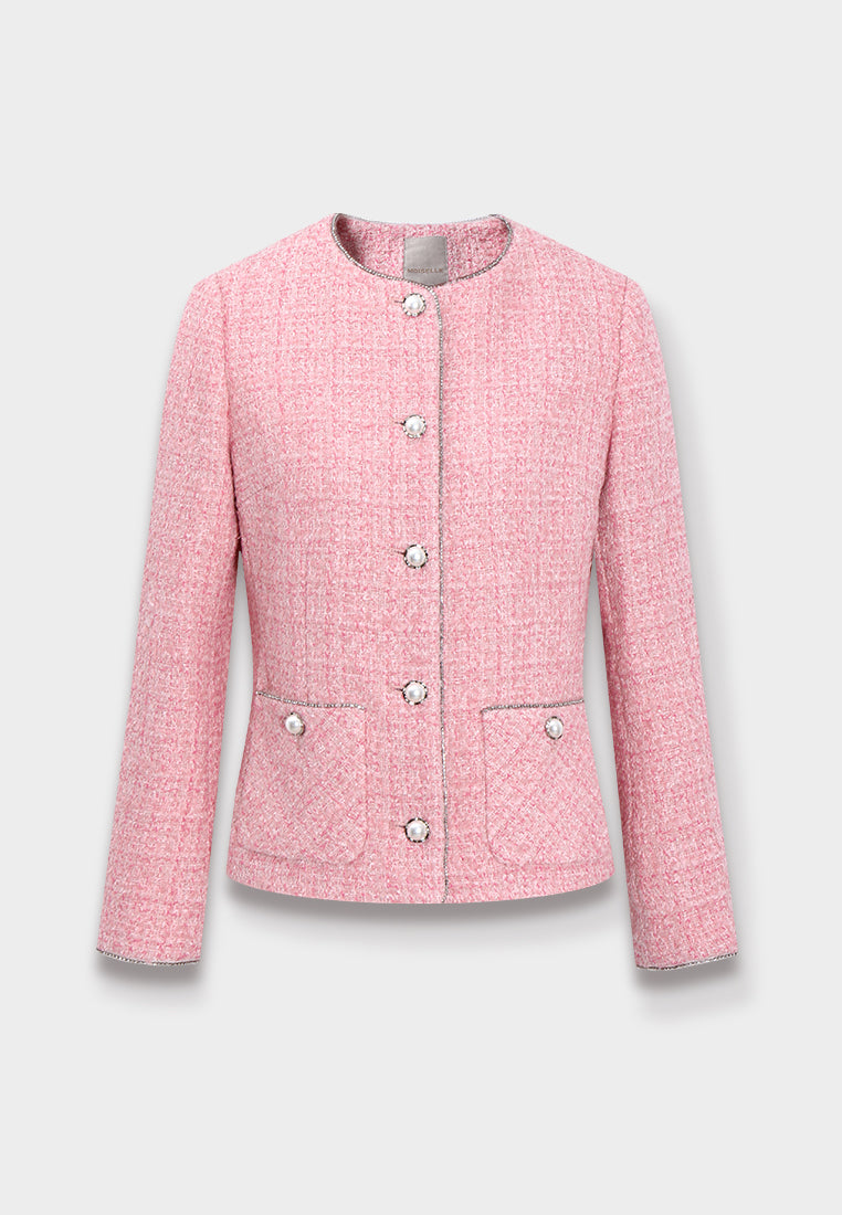 Rose Perle Tweed Jacket