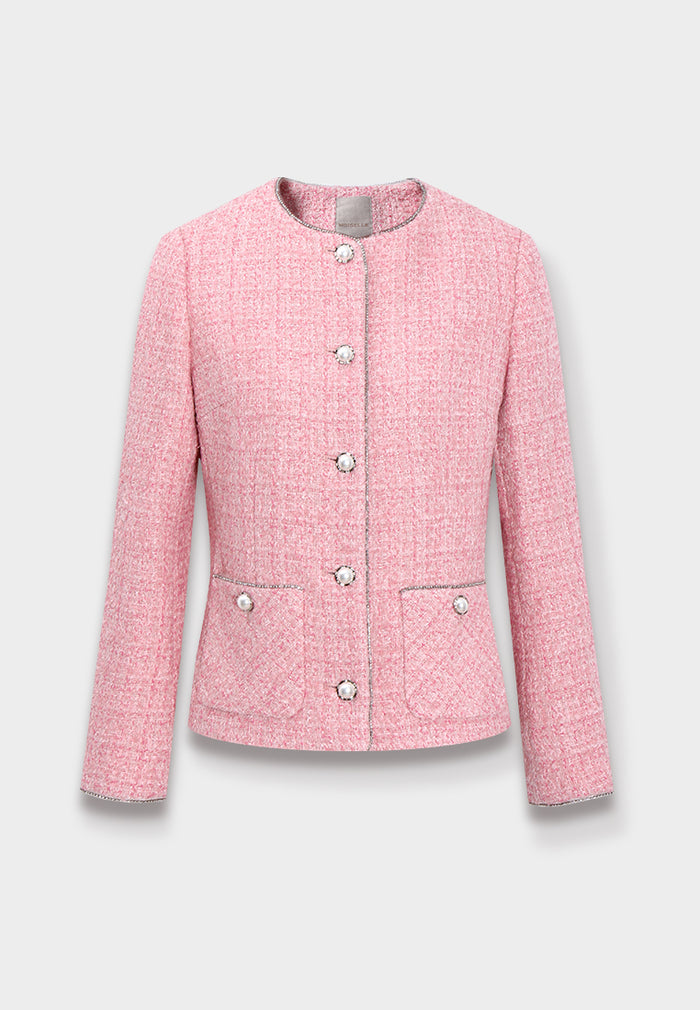 Rose Perle Tweed Jacket