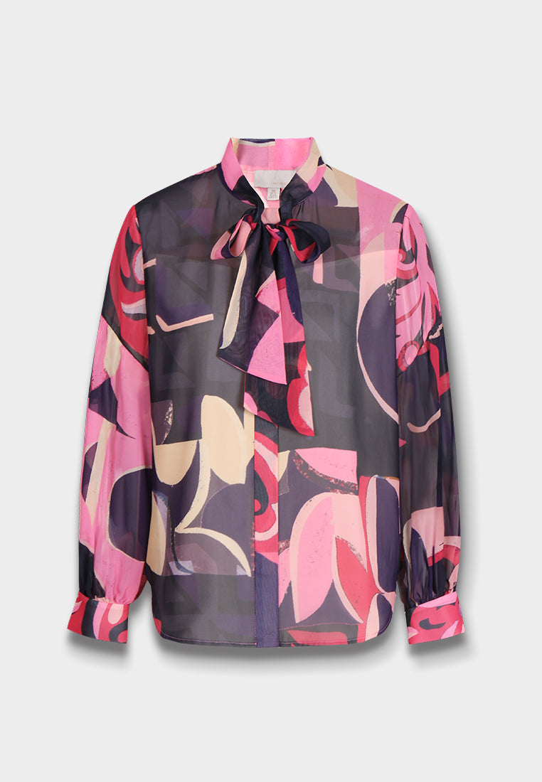 Aurora Flow Bow Blouse