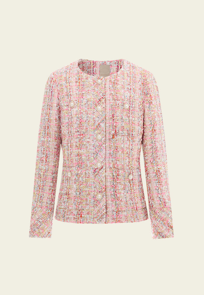 Mixed-media Woven Jacket