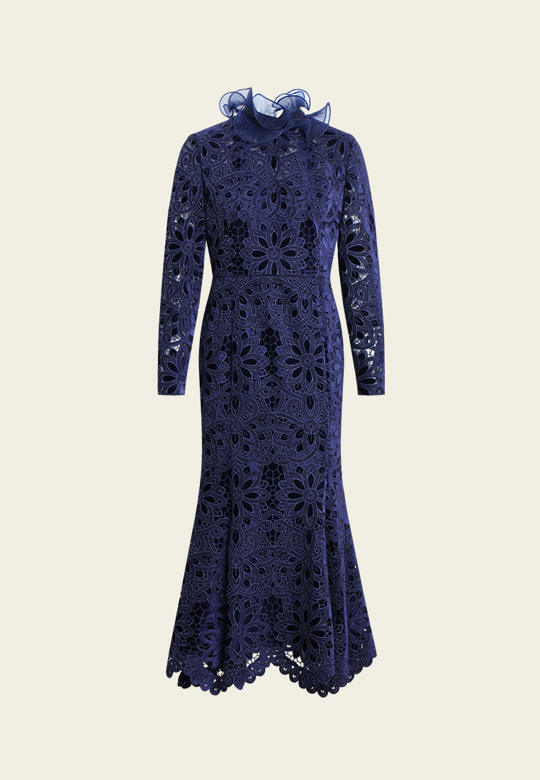 Fleur Noir Lace Dress