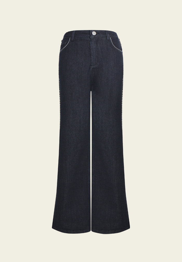 Marais Woven Edge Flare Jean