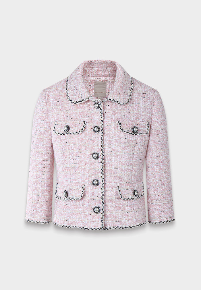 Rose Pearl Tweed Jacket