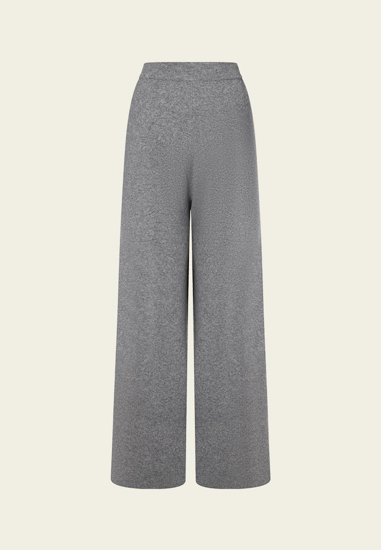 Slit-pocket Knitted Track Pants