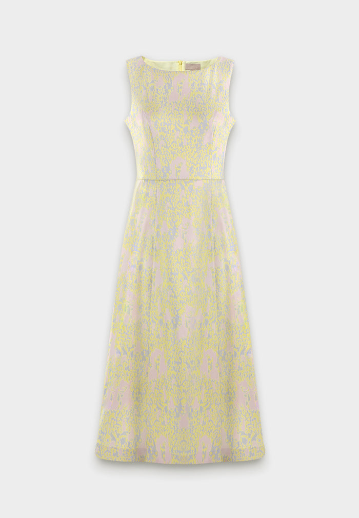 Pastel Abstract Bloom Dress