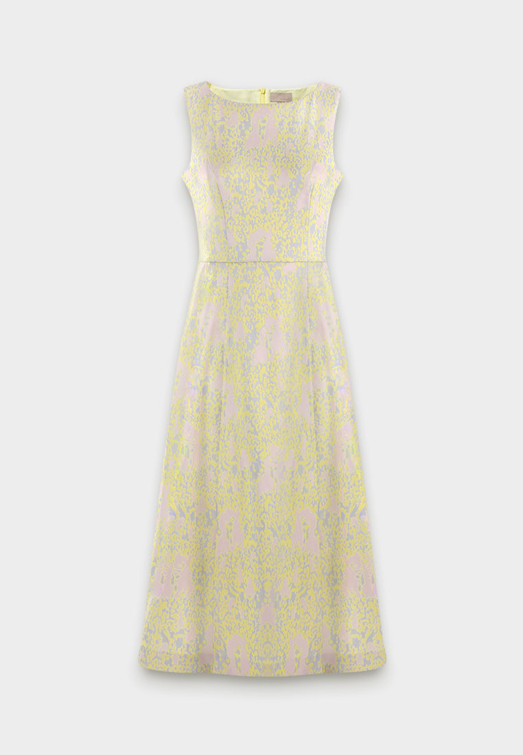 Pastel Abstract Bloom Dress
