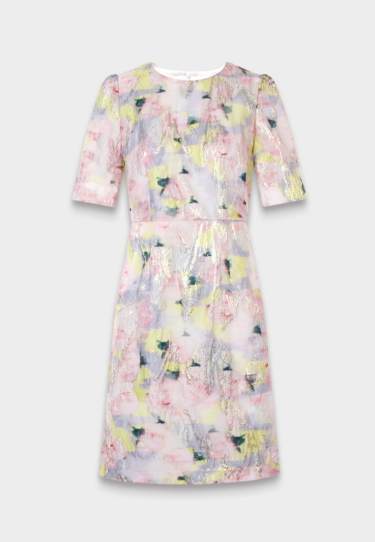Watercolour Bloom Garden Dress