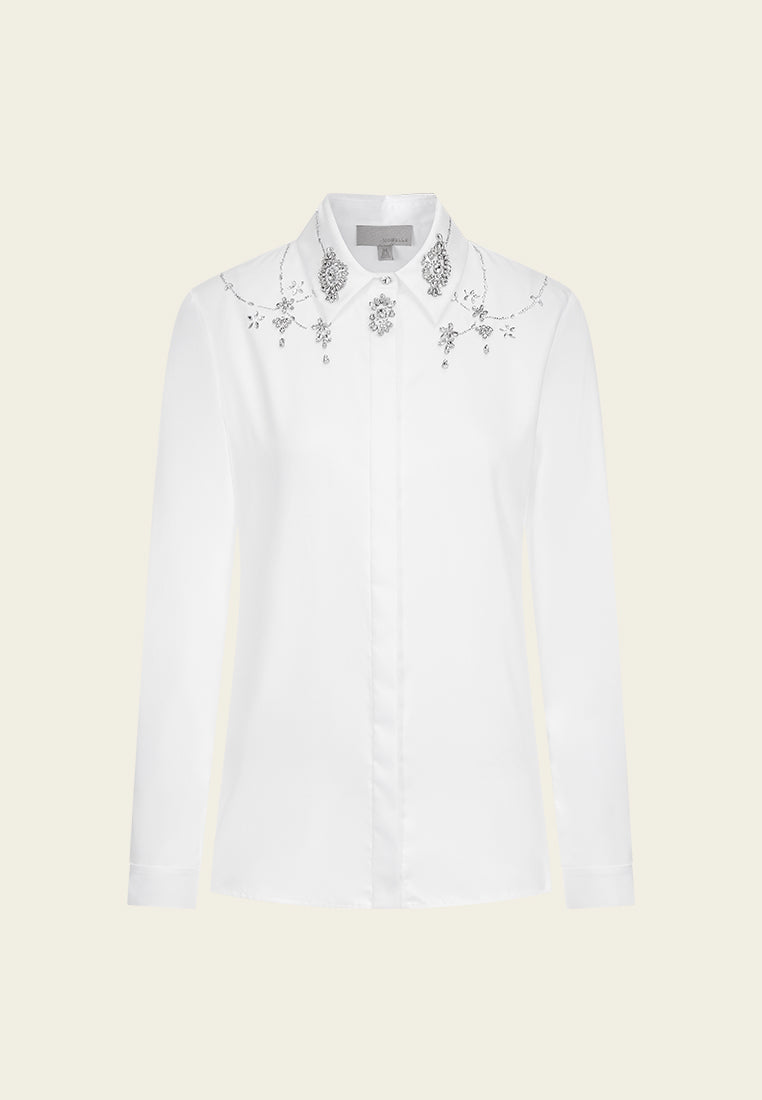 Crystal-embellished Shirt