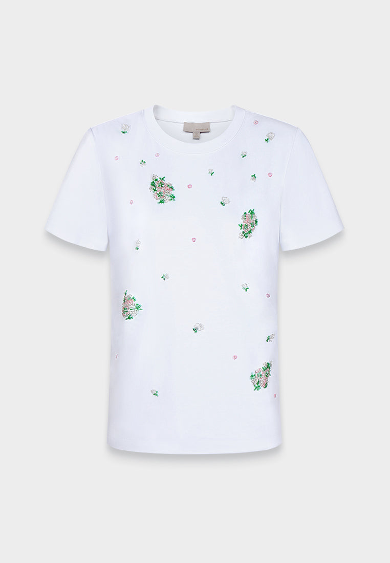Ivory Bloom Floral T-Shirt