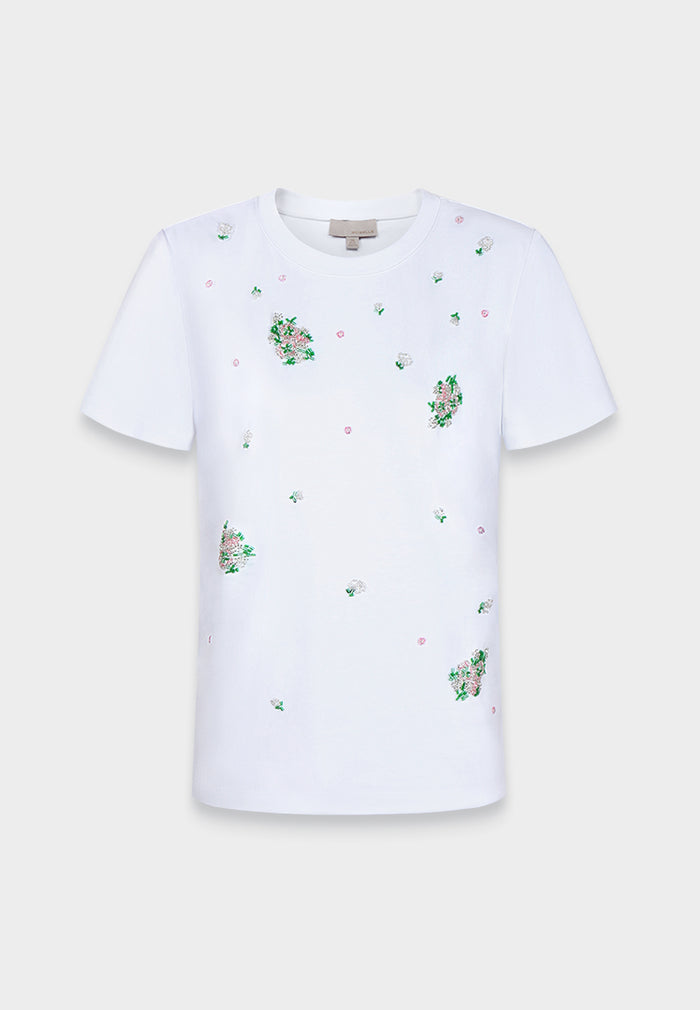 Ivory Bloom Floral T-Shirt