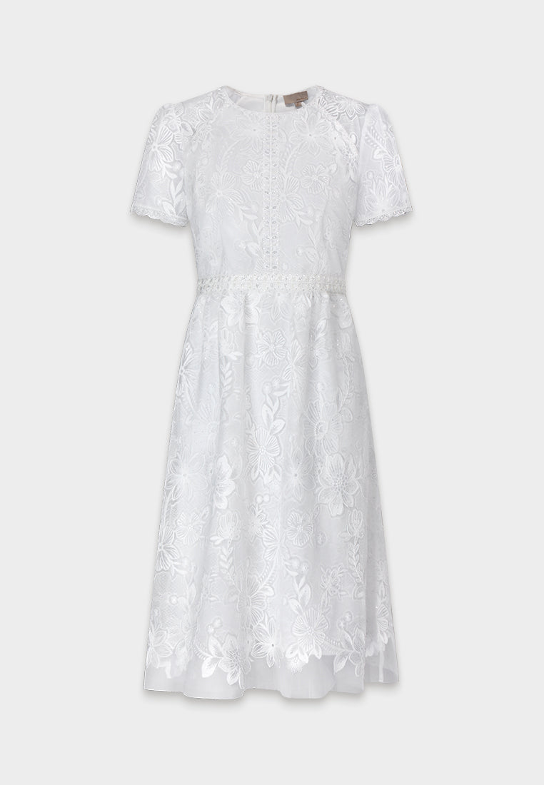 Ivory Dentelle Jardin Dress