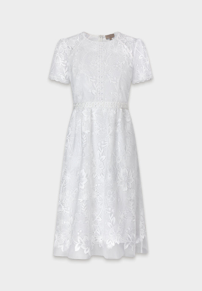 Ivory Dentelle Jardin Dress