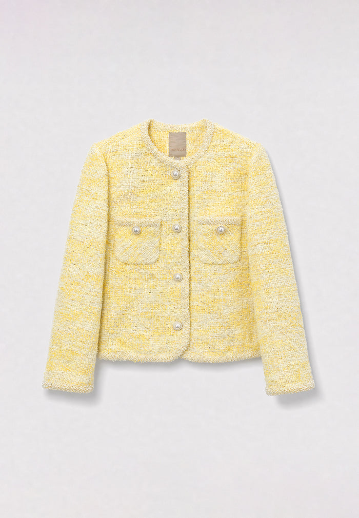 Jaune Tweed Perlé Jacket
