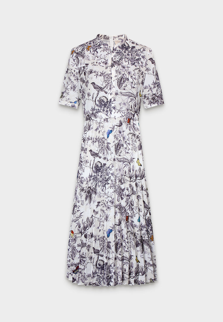 Bluejay Garden Print Dress