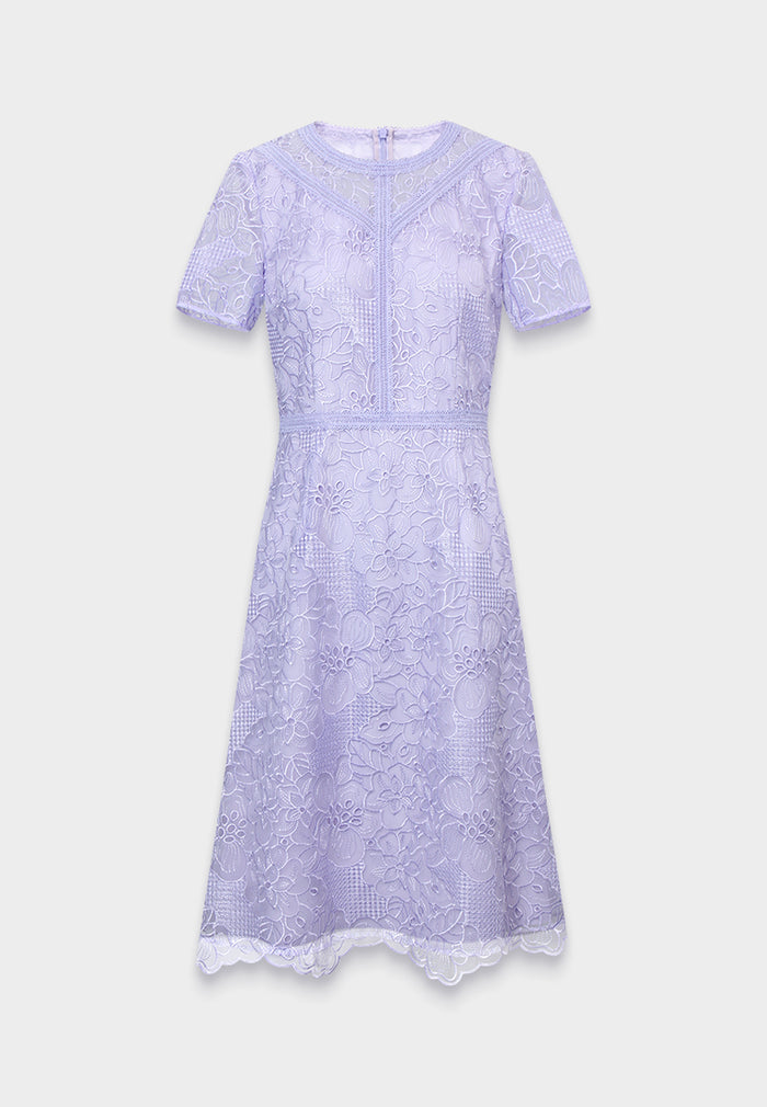Lavande Dentelle Jardin Dress