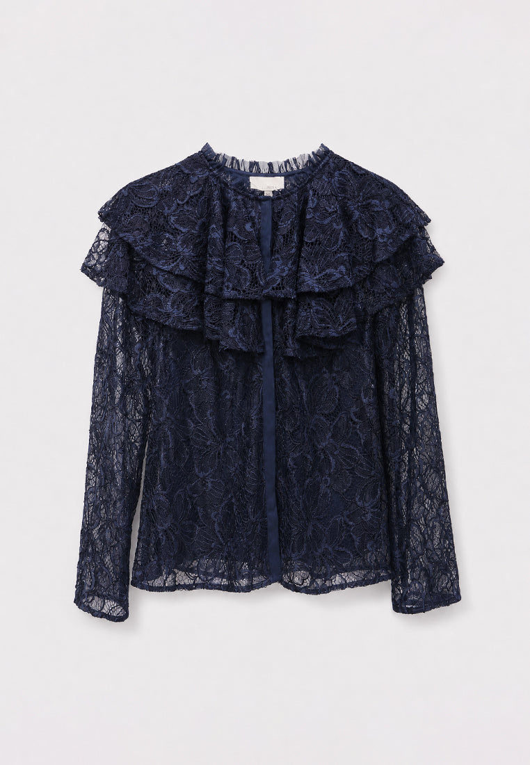 Indigo Florale Aria Blouse