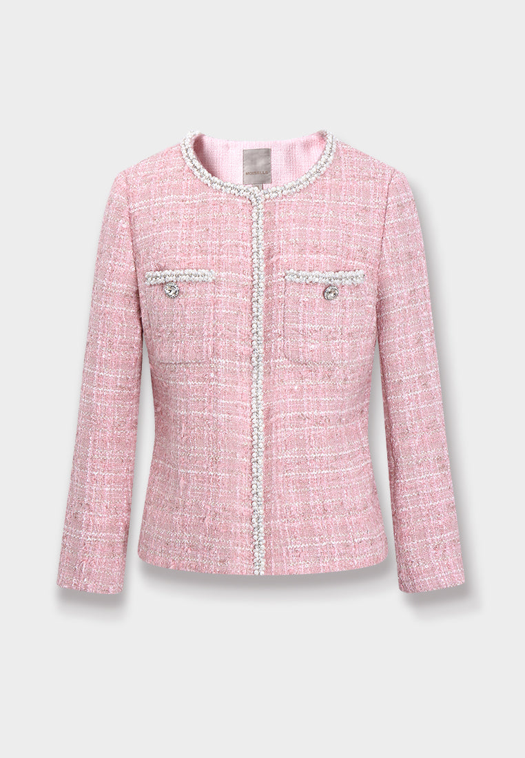 Rose Bijou Tweed Jacket