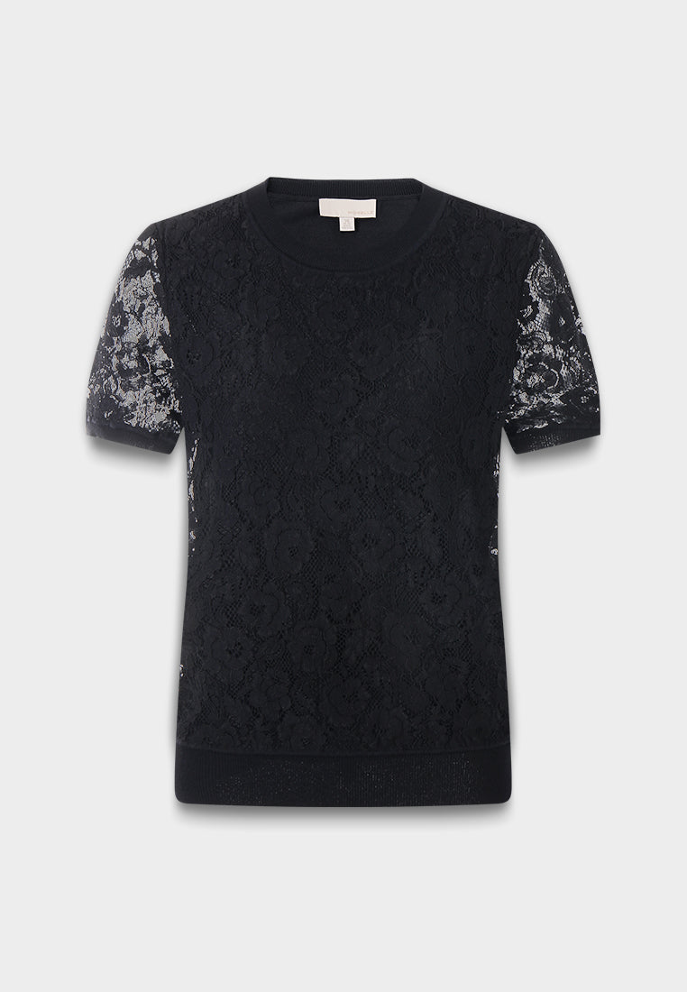 Blush Elegance Lace Top
