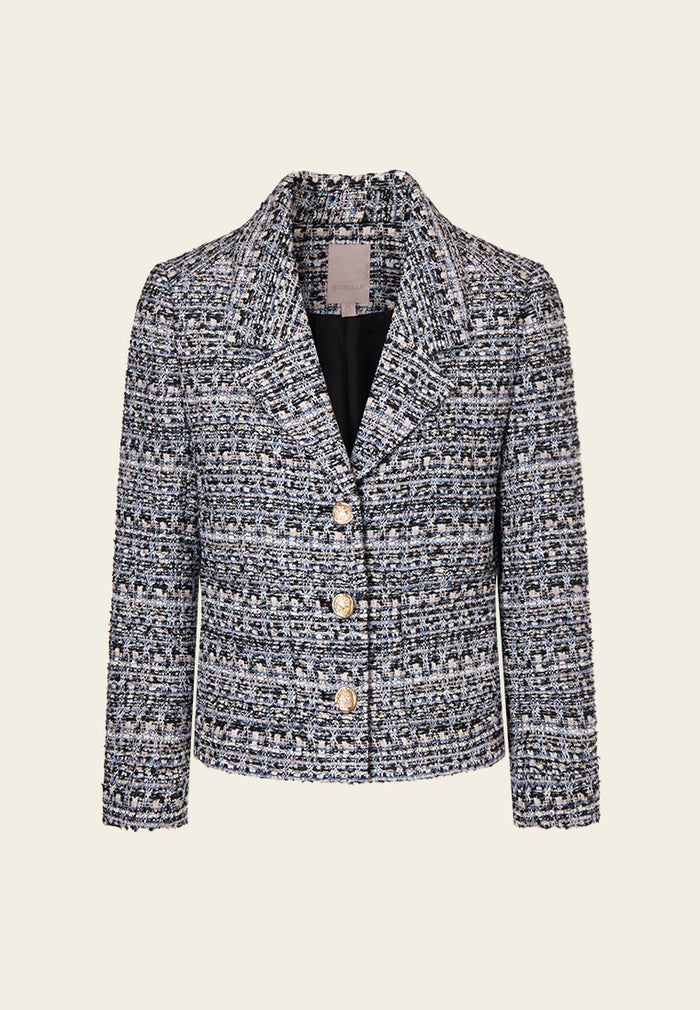 Decent and Playful Single-breasted Notch Lapel Jacket