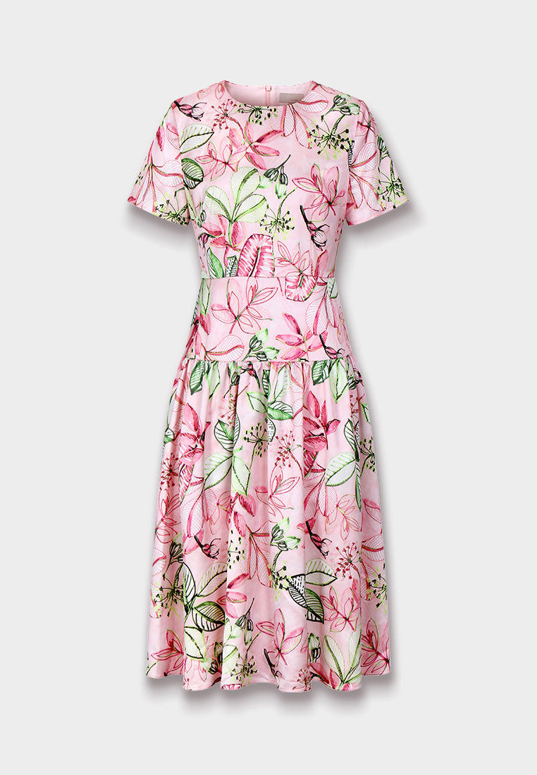 Floral Symphony Garden Dress