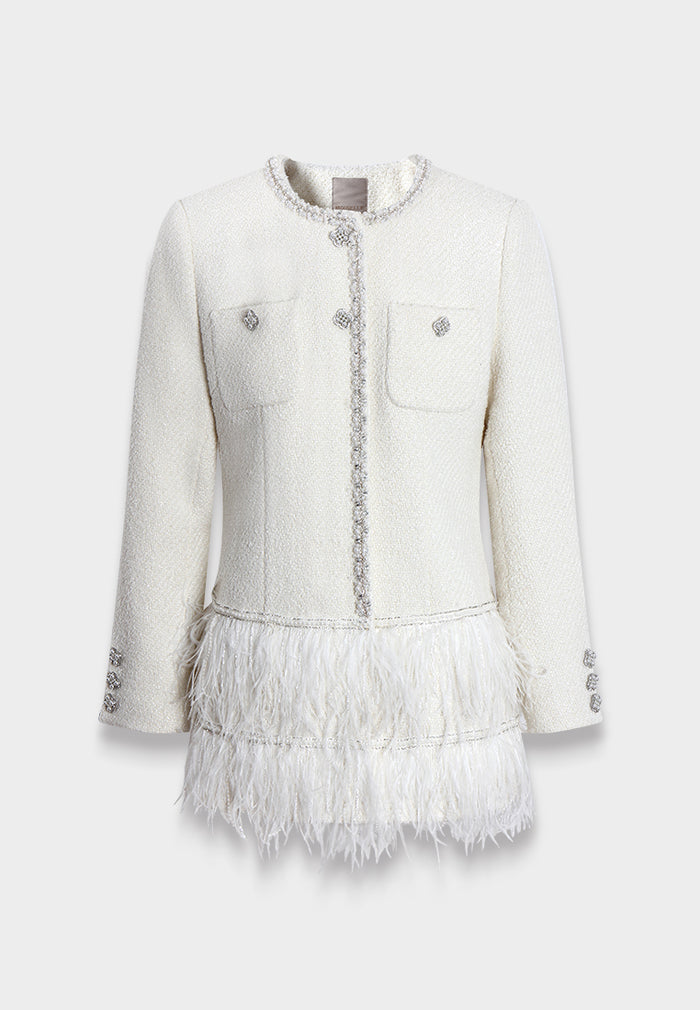 Plume Bijou Feather Jacket