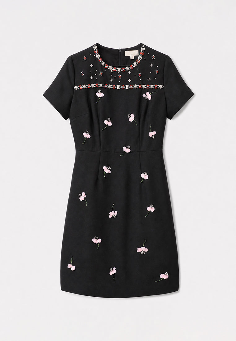 Noir Florale Harmonie Dress