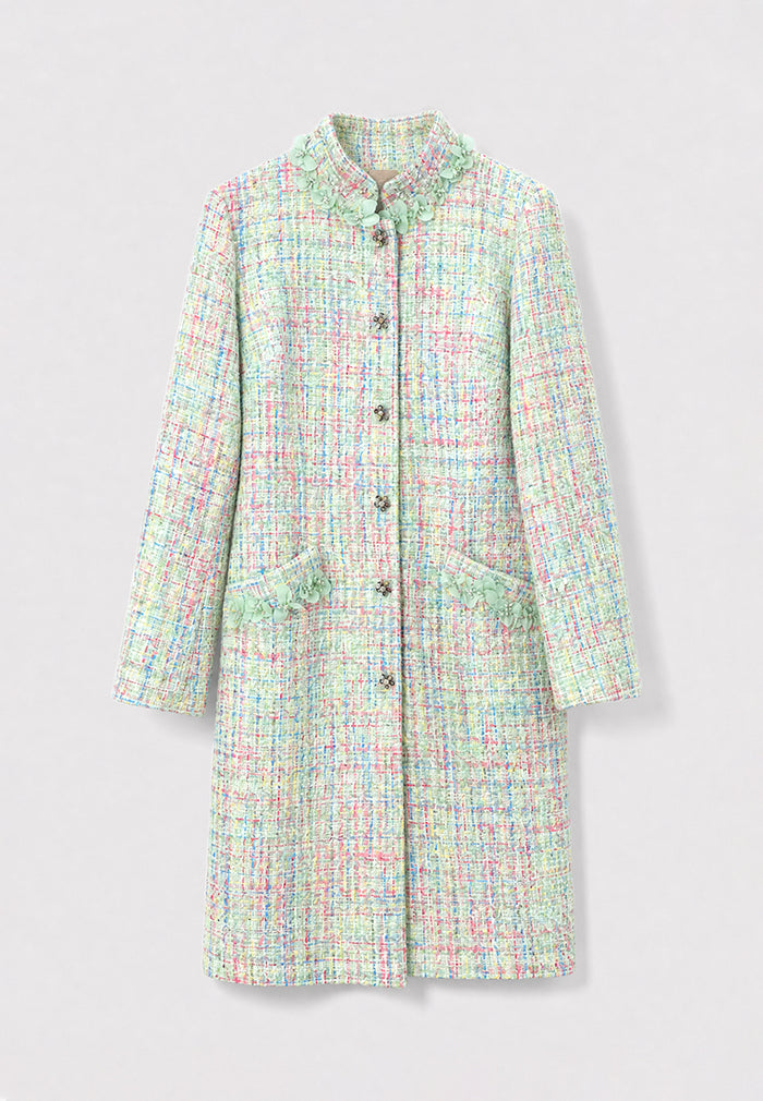 Pastel Tweed Mélodie Coat