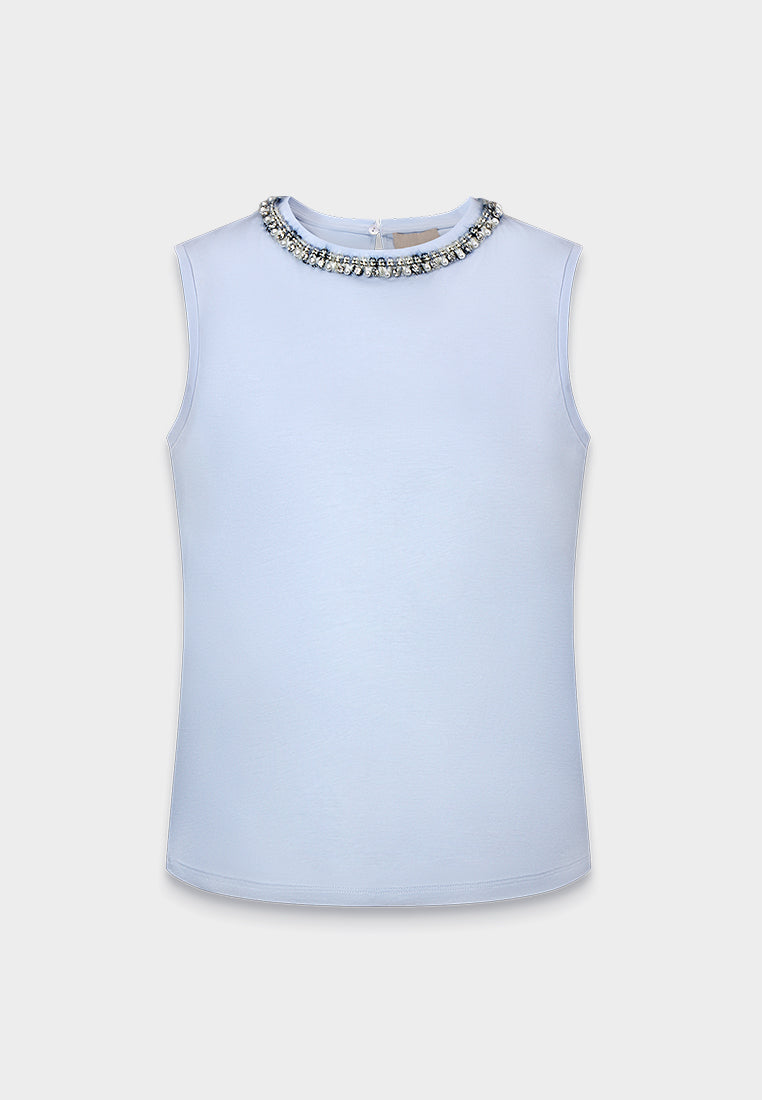Éclat Pearl Embellished Top