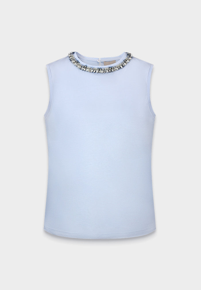 Éclat Pearl Embellished Top