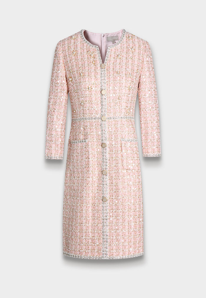 Rose Bijou Embellished Dress