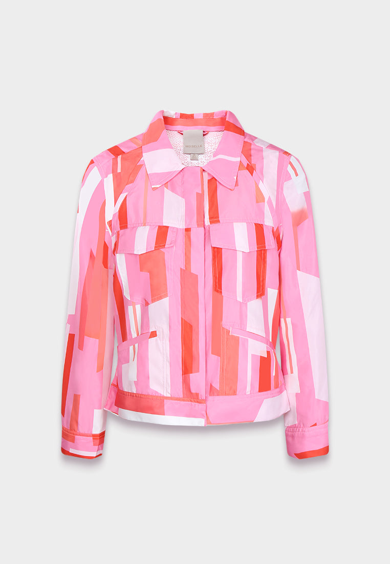 Prism Flow Geometric Jacket