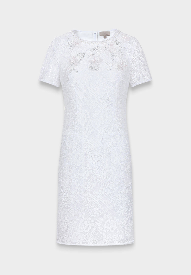 Ivory Lace Elegance Dress