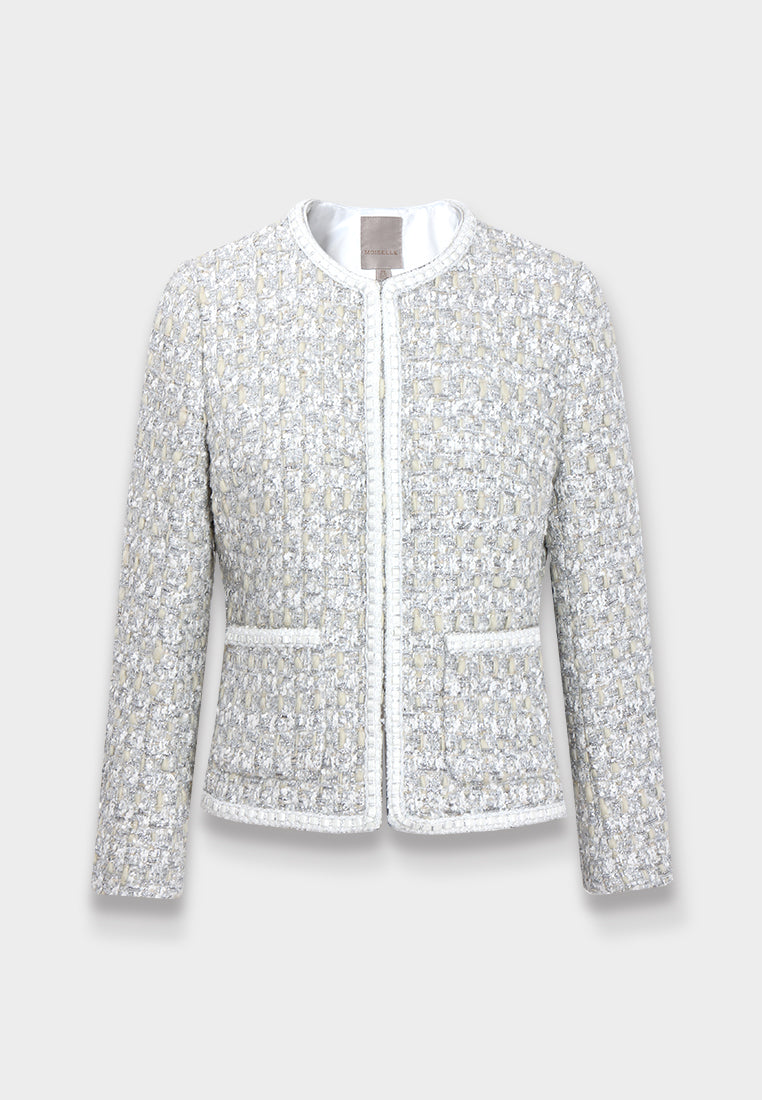 Champagne Tresse Tweed Jacket