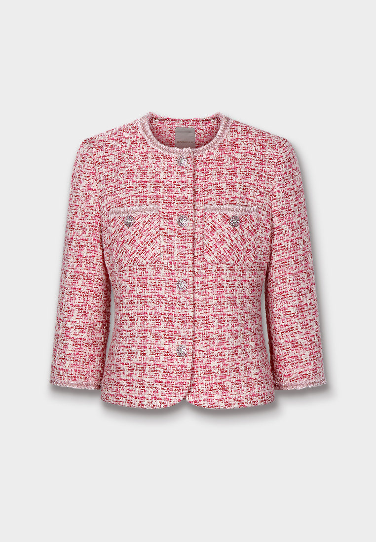 Crimson Classic Tweed Jacket