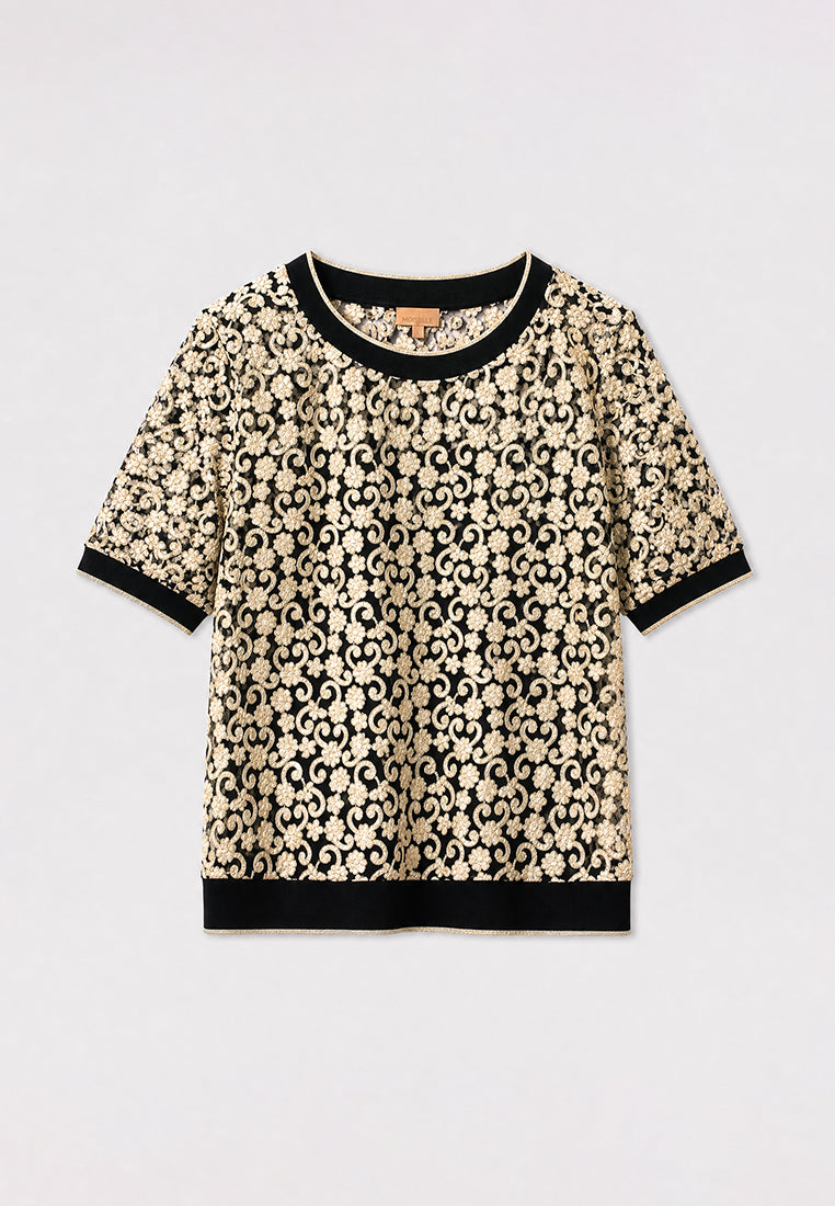 Ébène Doré Arabesque Top