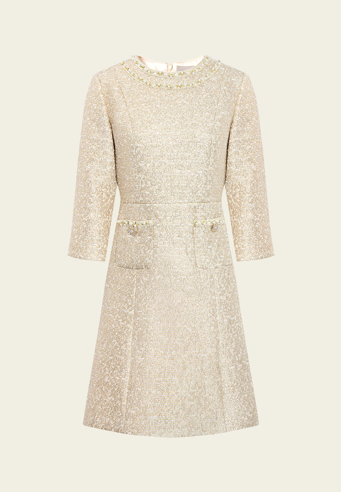 Éclat Embellished Pocket Dress