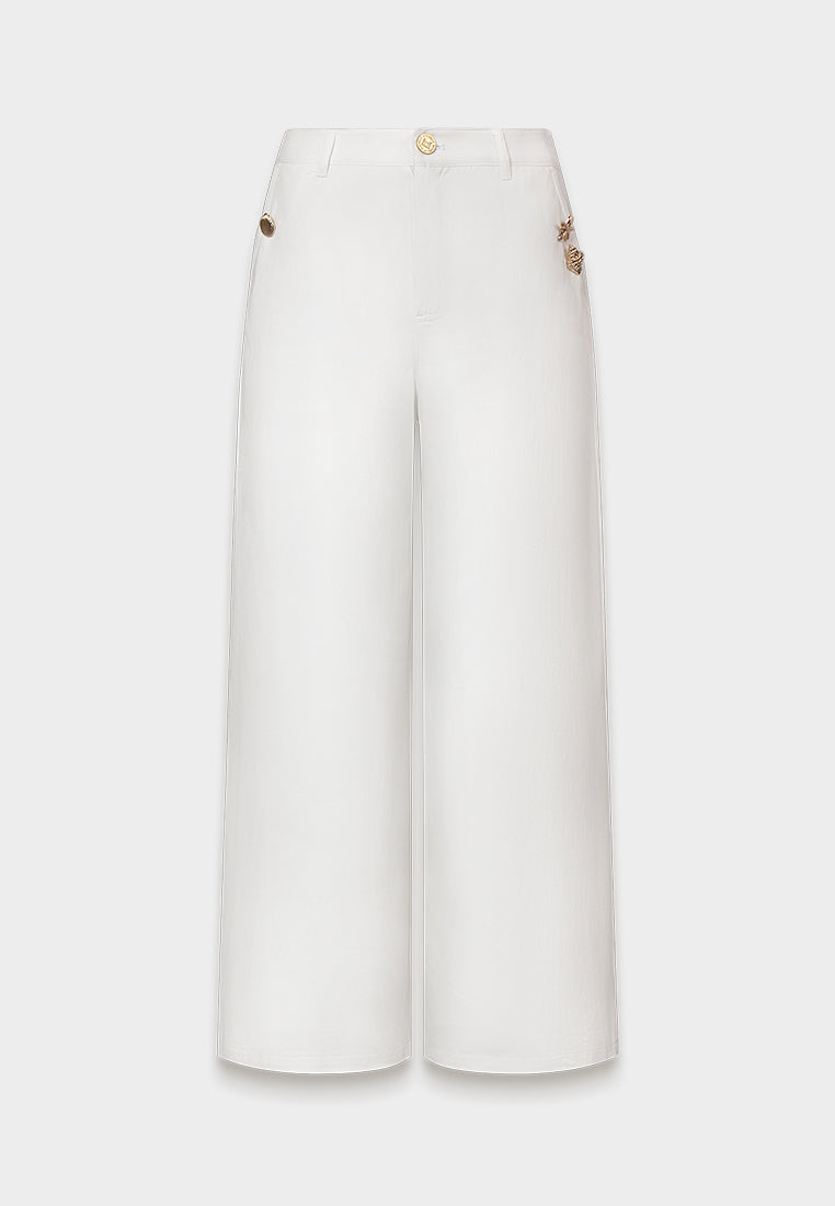 Riviera Wide‑Leg Jeans