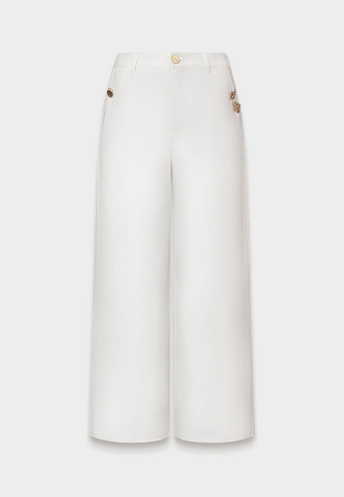 Riviera Wide‑Leg Jeans