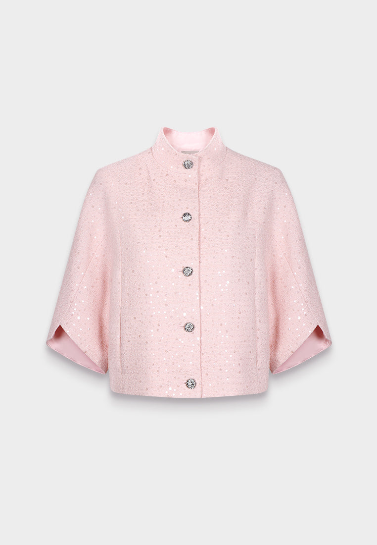 Rose Éclat Sequined Jacket