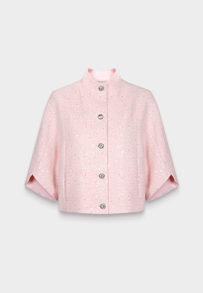 Rose Éclat Sequined Jacket
