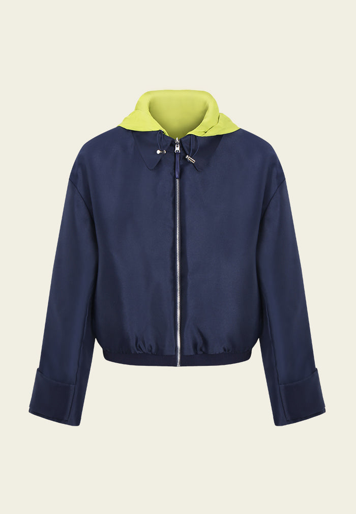 Cropped Luxe Tie-Waist Jacket