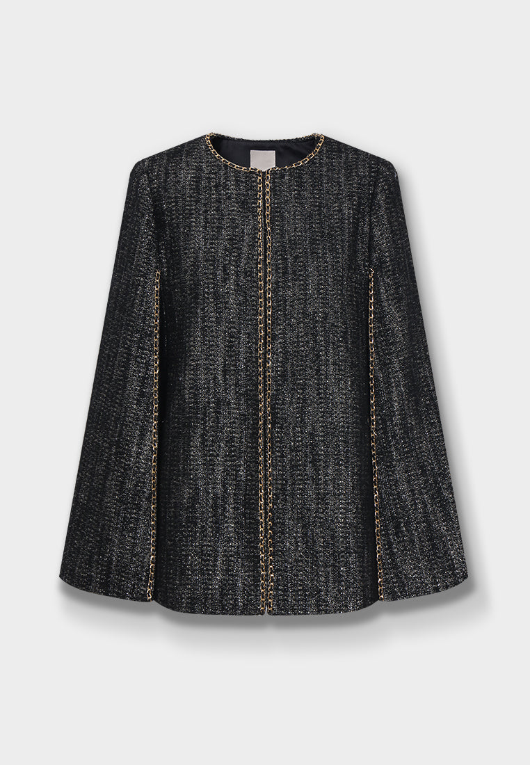 Chaîne Noir Tweed Jacket