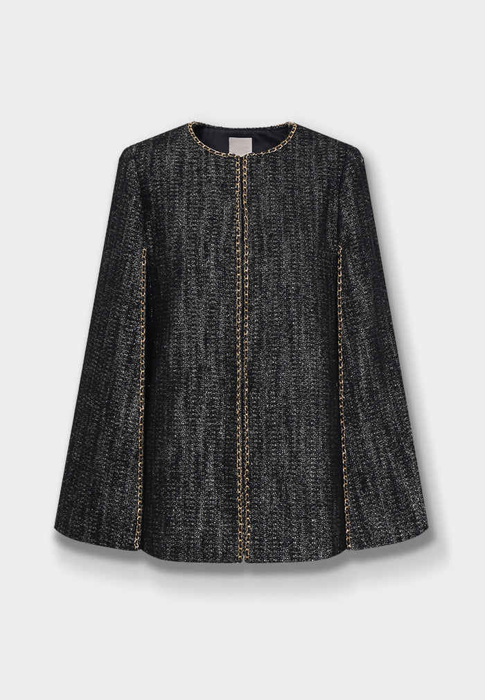 Chaîne Noir Tweed Jacket