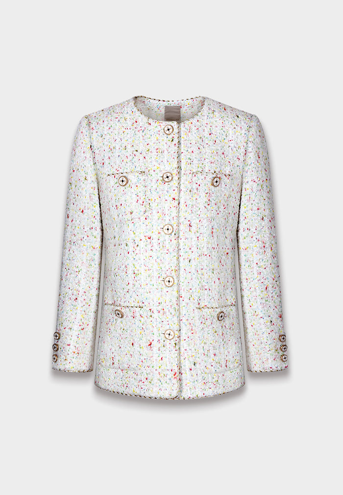 Chromatic Speck Tweed Jacket