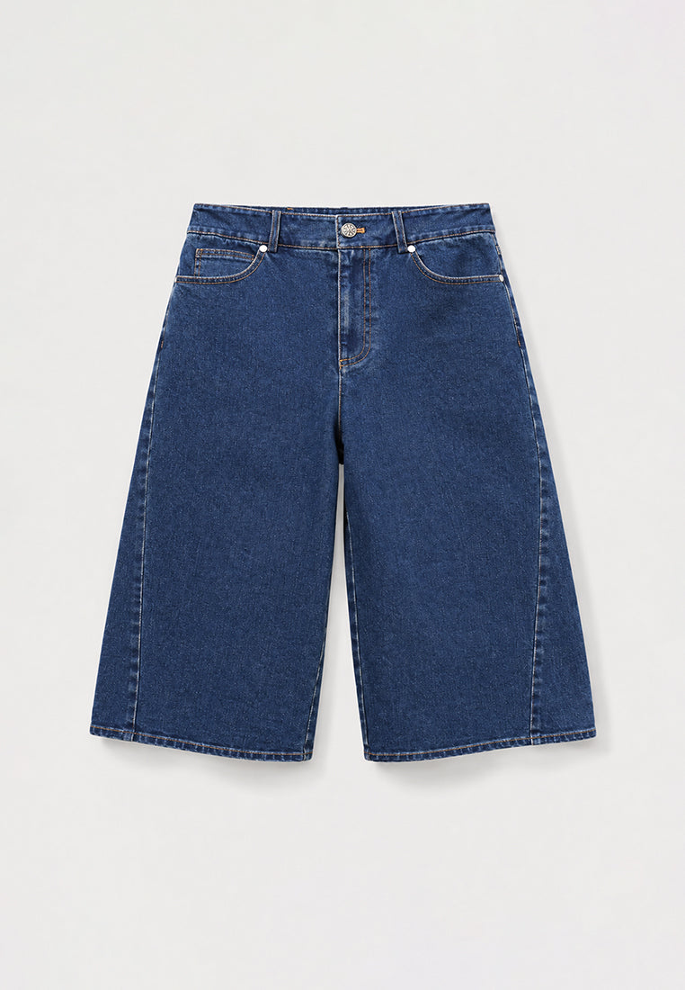 Bleu Denim Classique Shorts