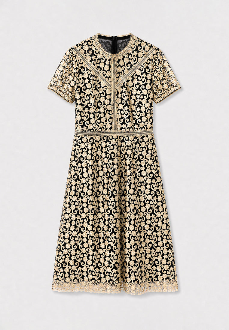 Ébène Doré Arabesque Dress