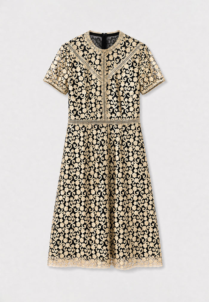 Ébène Doré Arabesque Dress