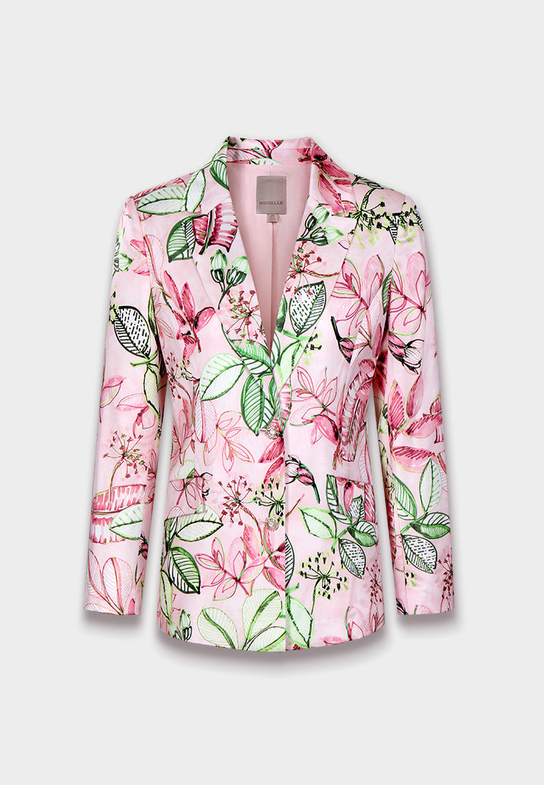 Floral Symphony Statement Blazer