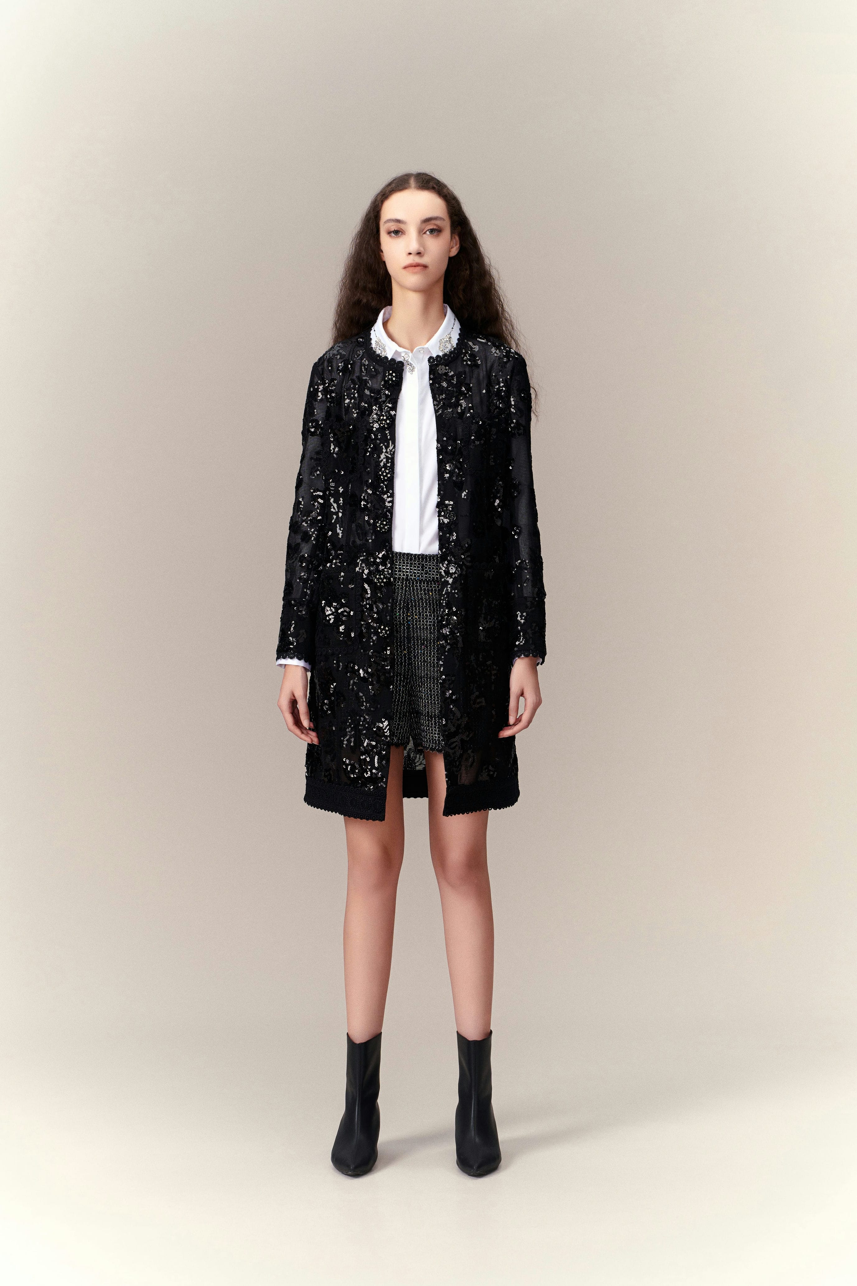 Sequin jacket dress outlet zara